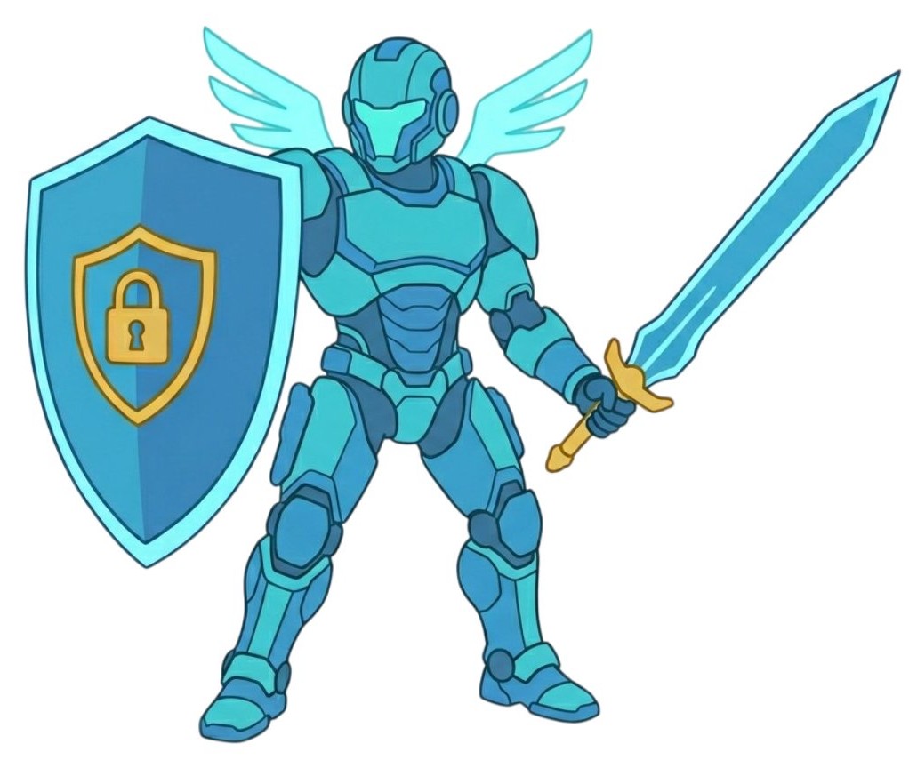 Ilustrația personajului Safe-Admin, protectorul datelor personale